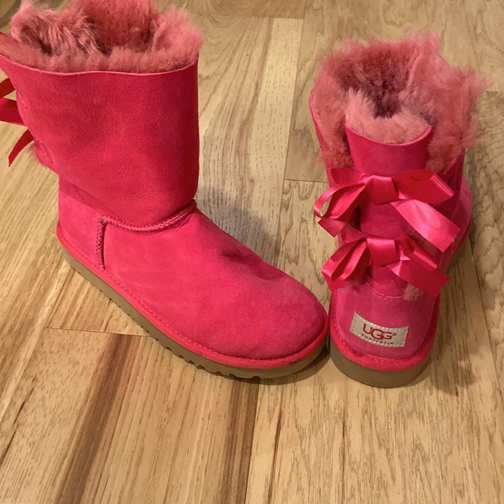 Pair of Pink UGG boots